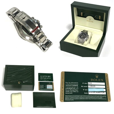 ROLEXロレックス116520デイトナステンレスSS自動巻メンズランダム番黒【中古】USED-SAかんてい局亀有店