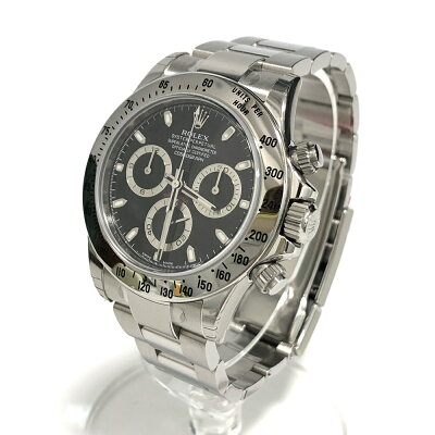 ROLEXロレックス116520デイトナステンレスSS自動巻メンズランダム番黒【中古】USED-SAかんてい局亀有店