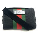 グッチ【GUCCI】 シェリー・ウエストバッグ アウトレット 630919 ブラック 鞄 429037 ナイロン×レザー USED-A 中古【かんてい局亀有店】