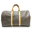 ルイヴィトン【Louis Vuitton】キーポル50 M41426 ボストンバッグ 旅行鞄 ブラウン系 852MB Bランク 本体のみ