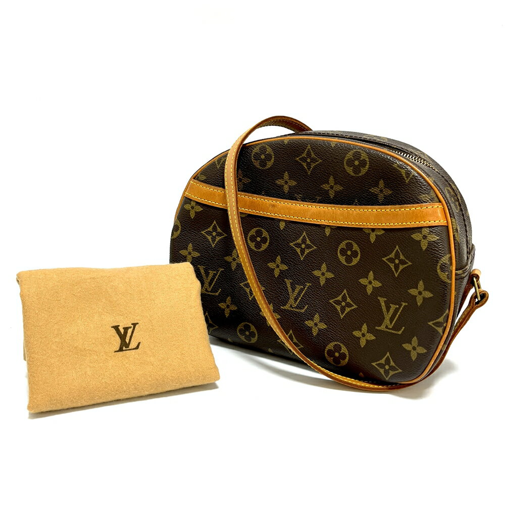 【Louis Vuitton】ルイヴィトン M51221 モノグラム ブロワ ショルダーバッグ ブラウン
