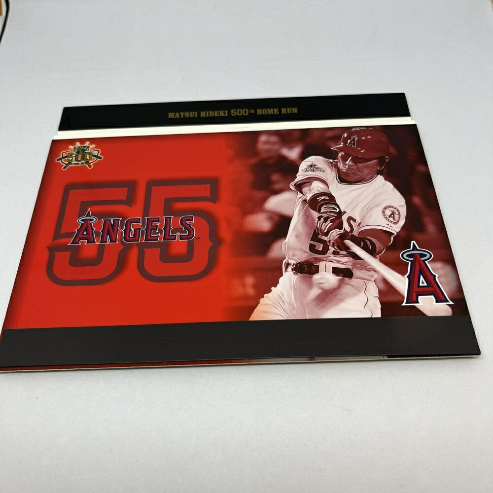 MATSUI HIDEKI 500th HOME RUN CARD ANGELS
