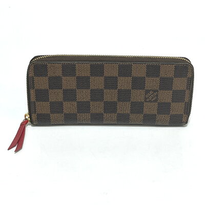 ルイヴィトン【Louis Vuitton】 N60534 ポルトフォイユ・クレマンス ダミエ・エベヌ 長財布 USED:B 【かんてい局亀有店】【レターパックライト発送】19106