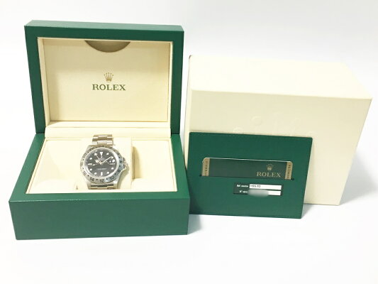 ROLEXロレックス16570エクスプローラ2ステンレスSS自動巻メンズZ番黒文字盤【中古】かんてい局亀有店