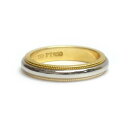 Tiffany&Co.【ティファニー】ミルグレイン リング AU750 PT950刻印 約5.1g レディース【中古】