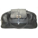 PRADA【プラダ】ボストンバッグ BA0611 レザー ブラック レディース【中古】