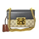 GUCCI【グッチ】チェーンショルダーバッグ 409487 GGスプリーム パドロック レディース【中古】