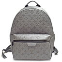 LOUIS VUITTON【ルイヴィトン】ディスカバリーバックパックPM M46557 モノグラム カーフレザー グレー メンズ レディース【中古】