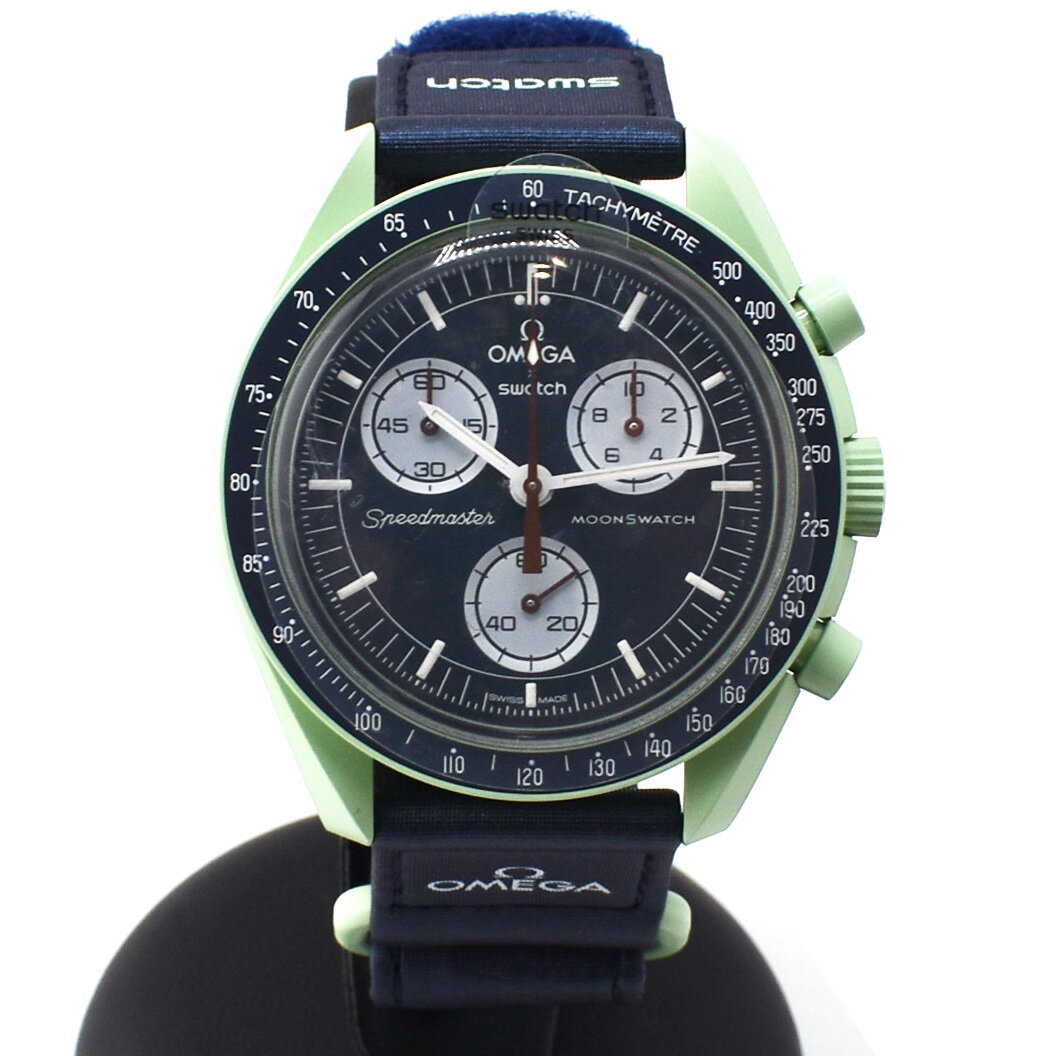 OMEGA×Swatch【オメガ×スウォッチ】S033G MISSION ON EARTH MOON SWATCH スピードマスター クオーツ メンズ腕時計【中古】