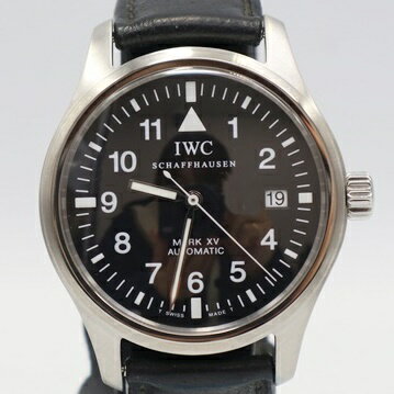 IWC IW325301 マーク15　3253-001 SS/革 MARK XV SS ブラック文字 ...