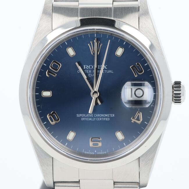 ロレックス【ROLEX】15200 オイスターパーペチュアル ブルー文字盤 K番 ブランド 自動巻き 腕時計 ウォッチ 高級 レディース/女性 ギフト プレゼント【中古】hのサムネイル