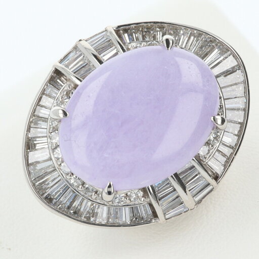 【ソーティング】PT900 ラベンダー翡翠・ダイヤモンドリング RH9.64ct D2.06ct 約17.3g/約17号 platinum/プラチナ 指輪 レディース 女性 ギフト プレゼント 贈り物 記念日【中古】h土浦◆ 【ソーティング】PT900 ラベンダー翡翠・ダイヤモンドリング RH9.64ct D2.06ct 約17.3g/約17号 platinum/プラチナ 指輪 レディース 女性 ギフト プレゼント 贈り物 記念日【中古】h土浦◆