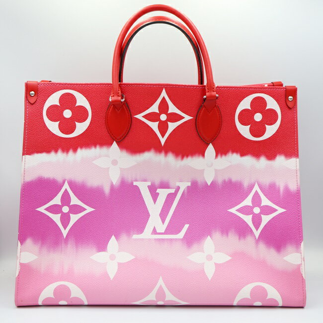 ルイヴィトン【Louis Vuitton】M45121 オンザゴー GM グラデーション レディース/女性 ピンク レッド 豪華 ギフト プレゼント 贈り物 お祝い【中古】h