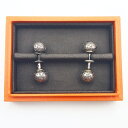 エルメス【Hermes】Hデザインカフス カフスボタン 約24.5g AG925/シルバー ブランドアクセサリー ファッション小物 男性/メンズ レディース 女...