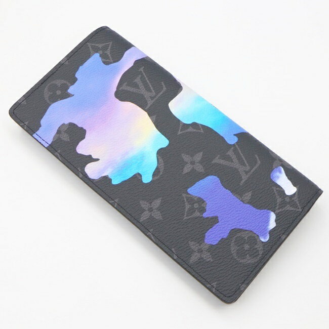 ルイヴィトン【Louis Vuitton】M81752 ポルトフォイユ ブラザNM モノグラム・エクリプス ルーム・ウィズ・ア・ビュー カプセルコレクション グレー/ブラック 男性/メンズ 長財布 ロングウォレット ギフト プレゼント 贈り物 お祝い【中古】hのサムネイル