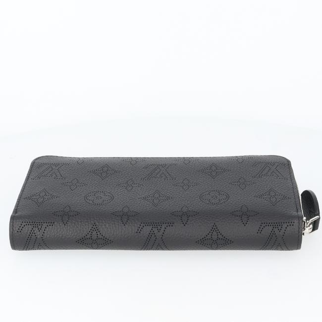 ルイヴィトン【Louis Vuitton】M61867 マヒナ ジッピーウォレット ブラック/ノワール/黒 レディース メンズ モノグラム ロングウォレット ラウンドファスナー ジップ ブランド ギフト プレゼント【中古】h