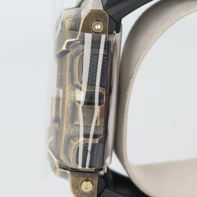 【未使用】カシオ【CASIO】GM-110VG-1A9JR G-SHOCK スチームパンク クオーツ ゴールド Gショック ビッグケース アナログ＆デジタル/アナデジ ステンレススチール/SS 樹脂バンド ギフト プレゼント 贈り物 お祝い【中古】h