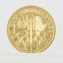 K24 1/10OZ 3.1g ウィーン金貨 9999 10euro ランダム年 24金 金貨 純金コイン プレゼント ギフト 資産 財産【中古】t