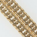 喜平 K18 6面ダブル 喜平ブレスレット 19g (19.7g/18.5cm)六面 6面W キヘイ クラスプ レディース メンズ ユニセックス 18金 750 貴金属 アクセサリー ジュエリー プレゼント ギフト 贈り物 資産 ゴールド gold bracelet 【中古】【A25-6086】h