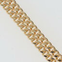 喜平 K18 2面シングル 喜平ネックレス 20.1g/60cm 二面 2面S キヘイ 引輪 レディース メンズ ユニセックス 18金 750 貴金属 アクセサ...