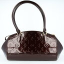 ルイヴィトン【Louis Vuitton】M91493 シャーウッドPM ハンドバッグ モノグラム ヴェルニ アマラント レディース/女性 ギフト プレゼント 贈り物 お祝い【中古】h