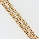 喜平 K18 6面ダブル 喜平ネックレス 10g (10.1g/50cm)六面 6面W キヘイ シングルストッパー レディース メンズ ユニセックス 18金 7...