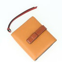 ロエベ【LOEWE】C660Z41X01 3639 000 アナグラム 二つ折り財布 レディース/女性 ブランドアクセサリー レザー プレゼント ギフト【中古】...
