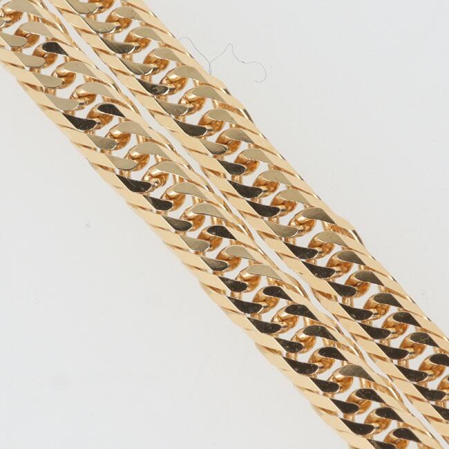 喜平 K18 8面トリプル 喜平ネックレス 10g (10.3g/40cm)八面 8面T キヘイ シングルストッパー レディース メンズ ユニセックス 18金 750 貴金属 アクセサリー ジュエリー プレゼント ギフト 贈り物 資産 ゴールド gold necklace 【中古】【A25-9819】h