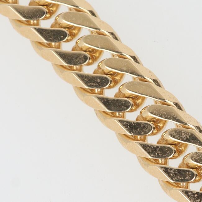 喜平 K18 6面ダブル 喜平ブレスレット 19.7g/17cm 六面 6面W キヘイ シングルストッパー レディース メンズ ユニセックス 18金 750 貴...