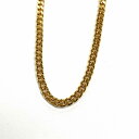 O【喜平】2面ネックレス K18 18金 ゴールド 約50cm 約15.1g シンプル メンズ レディース ユニセックス 男性 女性 アクセサリー ネックレス ...