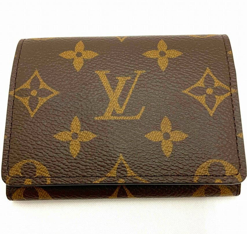 ルイヴィトン 名刺入れ o 【LOUIS VUITTON】M63801 アンヴェロップカルトゥドゥヴィジット　モノグラム　カードケース　名刺入れ　カード入れ　定期入れ　クレジットカードケース　ブラウン　男性　メンズ　女性　レディース　ユニセックス【質屋かんてい局小山店】31024639318-14o-k