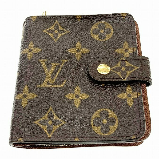 ルイ・ヴィトン 二つ折り財布（メンズ） O 【LOUIS VUITTON】コンパクトジップ　M61667　二つ折り財布　モノグラム　定番　男性　女性　メンズ　レディース　【ルイヴィトン】【質屋かんてい局小山店】31018979310-194o-k