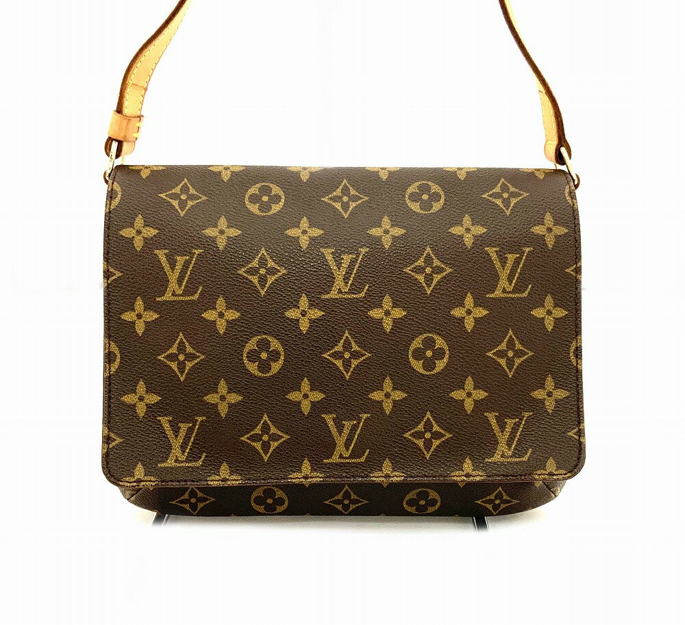 ショルダーバッグ o 【LOUIS VUITTON】ミュゼットタンゴ・ショートショルダー　M51257　モノグラム　ブラウン　ショルダーバック　レディース　女性　茶色　お洒落　【ルイヴィトン】【質屋かんてい局小山店】31004279318-59o-y