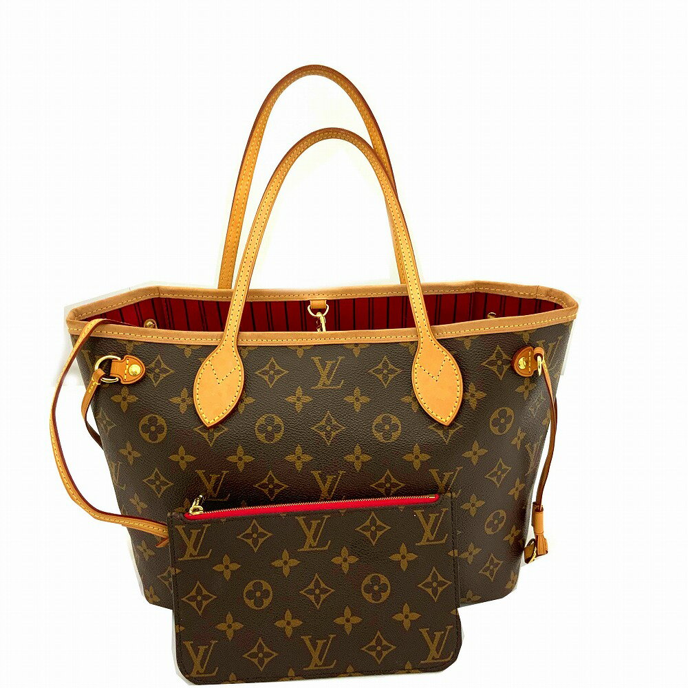 o【LOUISVUITTON】ネヴァーフルPM　M41245　トートバッグ　モノグラム　ピヴォワンヌ　ピンク系　ブラウン　茶　ハンドバッグ　女性　レディース　人気　定番　お洒落　普段使い　新型【ルイ ヴィトン】【かんてい局小山店】31005409318-57o-k