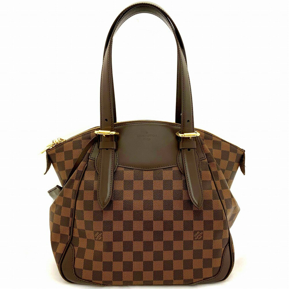 o【LOUIS VUITTON】 ヴェローナMM　N41118　ダミエ　エベヌ　ハンドバッグ　女性　レディース　　レザー　人気　定番　【ルイ ヴィトン】【かんてい局小山店】31003149318-78o-y