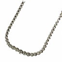 o【中古】テニスネックレス ダイヤモンド 3.08ct プラチナ PT850 約41cm 約27.9g ジュエリー ダイヤ お洒落 ネックレス レディース 女性【中古】《かんてい局小山店》T2500682-o-a