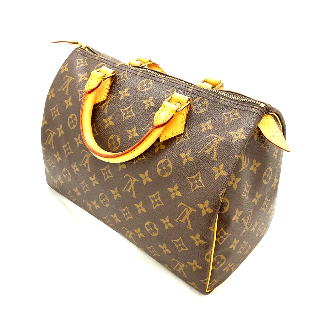 N【中古】【LOUIS VUITTON】ルイ ヴィトン　スピーディ30　M41526　VI1900　モノグラム　ブラウン系　ボストンバッグ　ハンドバッグ　レディース　ブランドバッグ　旅行鞄　普段使い　質屋かんてい局那須塩原店★3100314-192n