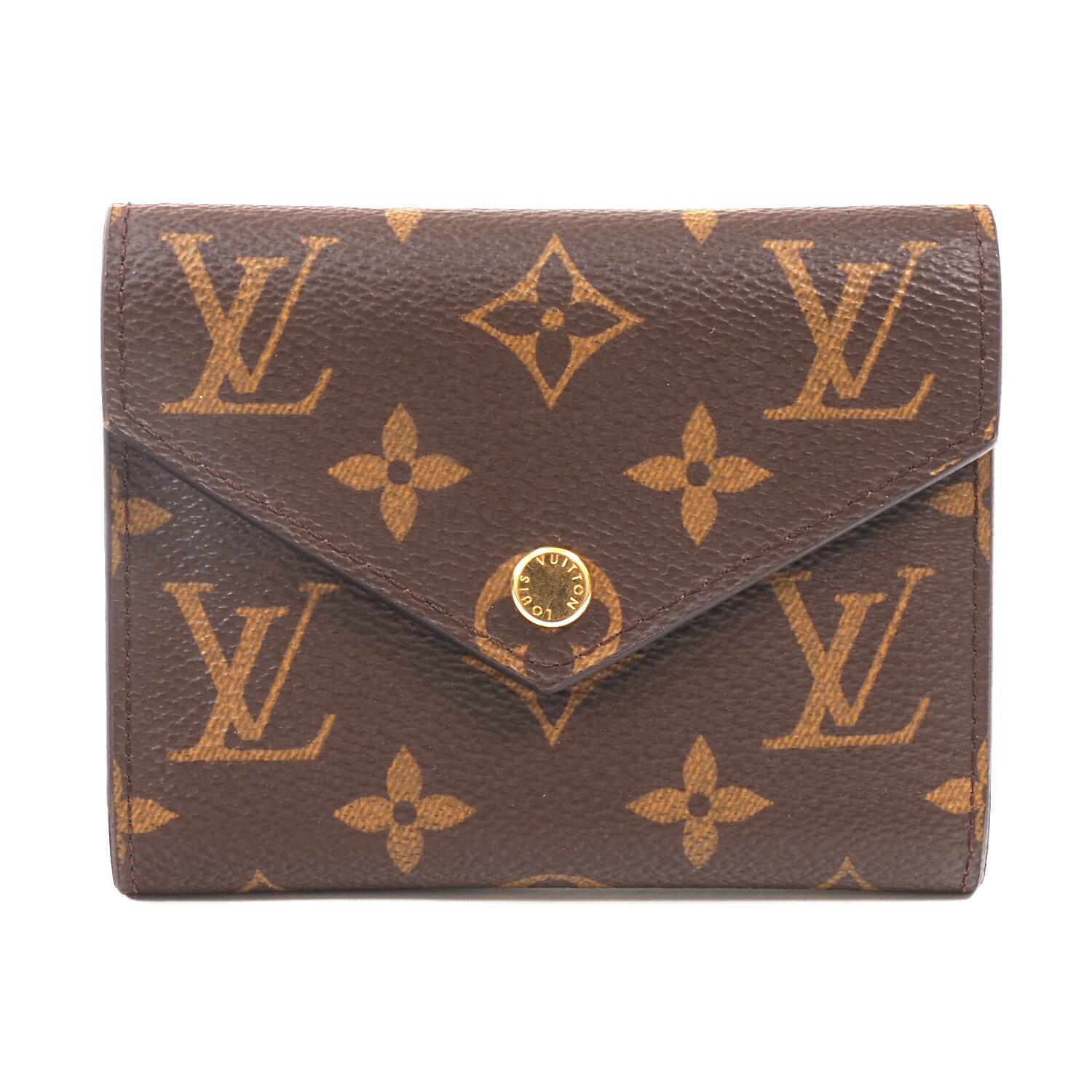 N【LOUIS VUITTON】ルイヴィトン　ポルトフォイユ・ヴィクトリーヌ　M62472　モノグラム　ブラウン系　三つ折り財布　プレゼント　送料込　特別価格　質屋かんてい局那須塩原店 ★3101897-110n