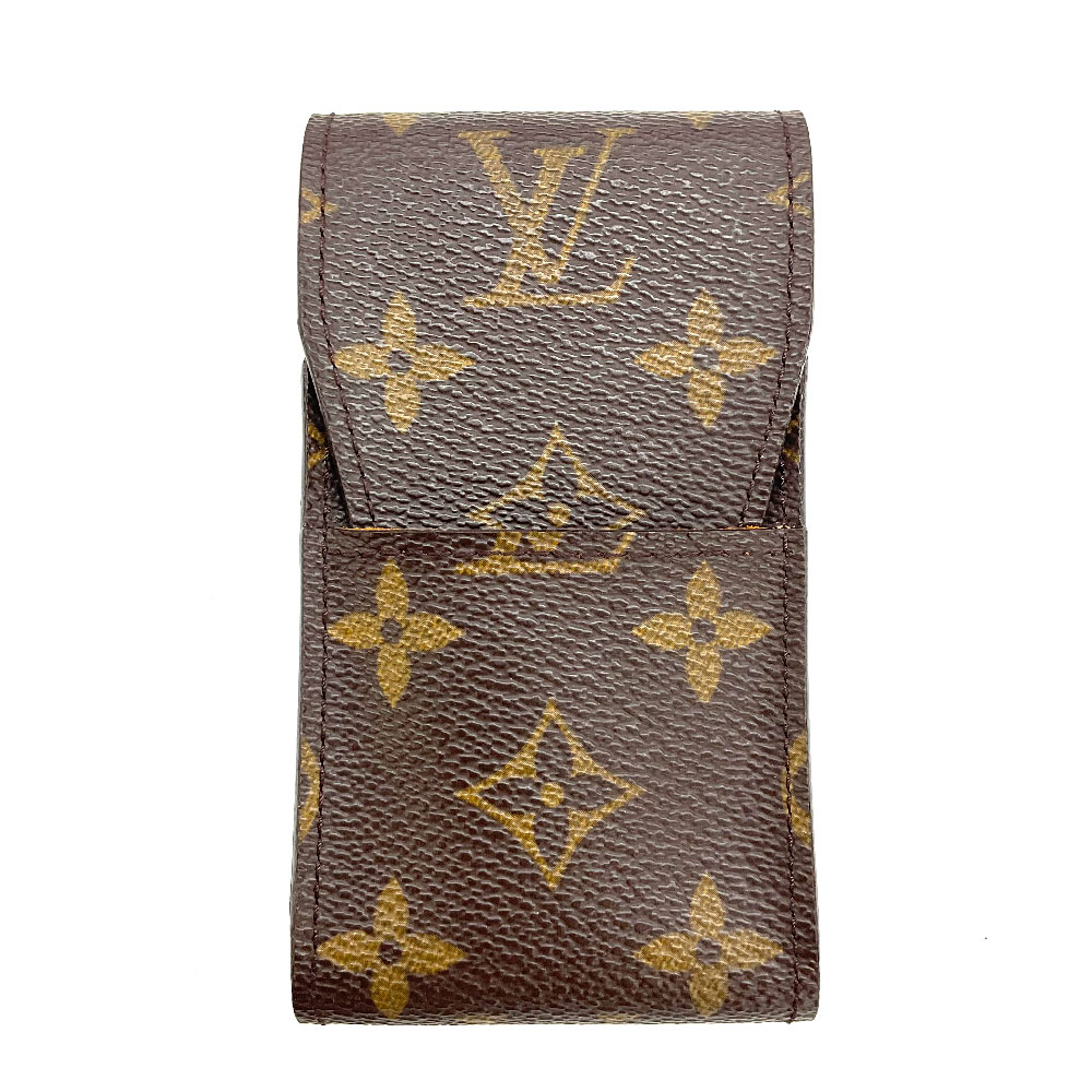 N【中古】【LOUIS VUITTON】ルイヴィトン　エテュィシュガレット　M63024　モノグラム　たばこ入れ　男女兼用　質屋かんてい局那須塩原店★R2502737