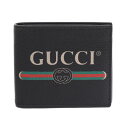 N【中古】【GUCCI】グッチ　二つ折り財布　496309　ブ