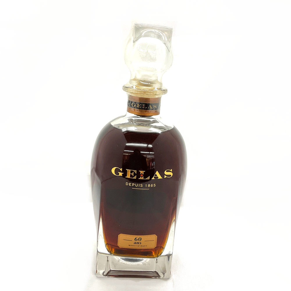 N【中古】【ブランデー】バ・アルマニャックジェラス60年　700ml 　40％　原産国フランス共和国　木箱　未開封　古酒　洋酒　ヴィンテージ　インテリア　質屋かんてい局那須塩原店 3105755-304n