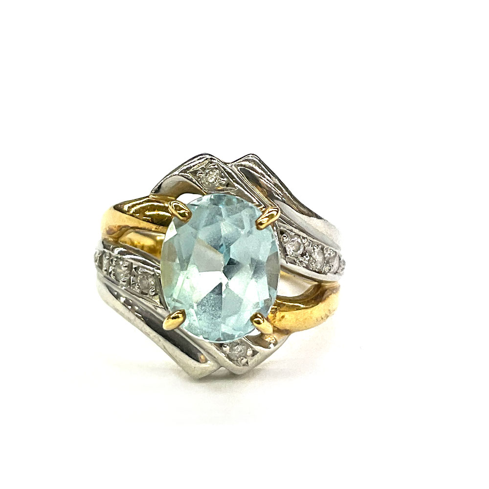 【中古】N ブルートパーズリング約...