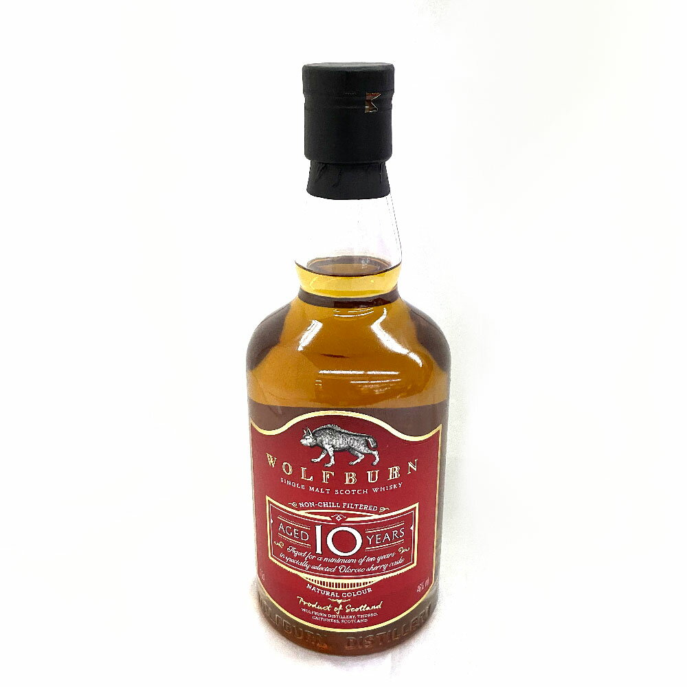 N【中古】【ウイスキー】ウルフバーン10年　700ml 　46%　未開封　古酒　洋酒　インテリア　 質屋かん..