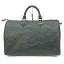 T【LOUIS VUITTON】スピーディ35 M42992 エピ ノワール ブラック 黒 ハンドバッグ ボストン ドラム型女性 レディース 中古【ルイヴィトン...