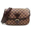 N【中古】【LOUIS VUITTON】ルイ ヴィトン　ソローニュ　N48079　VI0056　スペシャルオーダー　ダミエ　エベヌ　ブラウン系　ショルダーバッグ　ブランドバッグ　レディース　本体のみ　特別価格　送料無料　那須塩原店★3100427-324n