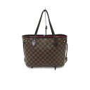 N【中古】【LOUIS VUITTON】ルイヴィトン　ネヴァーフルPM　N41359　AR0146　ダミエ　エベヌ　ブラウン系　ショルダーバッグ　ブランドバッグ　レディース　軽量　布袋付属　送料込　特別価格　那須塩原店★ 3100540-61n