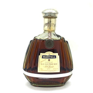 N【中古】【ブランデー】マーテルXOスプリーム　700ml 　40度　原産国フランス　未開封　古酒　洋酒　コニャック　葡萄　ヴィンテージ　インテリア　本体のみ　 かんてい局那須塩原店★ 3105751-26n