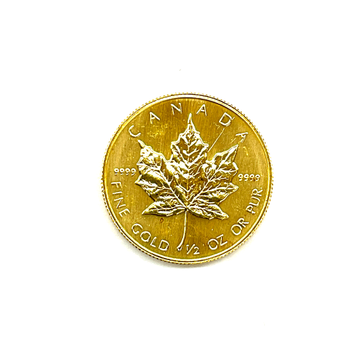 N【中古】【K24】メイプルリーフ金貨 1987年 1/2oz 純金 K24 総直径約2.4cm 総重量約15.5g イエローゴールド メープルリーフ エリザベス2世 インテリア 資産価値 質屋かんてい局那須塩原店 R2501237 N【中古】【K24】メイプルリーフ金貨 1987年 1/2oz 純金 K24 総直径約2.4cm 総重量約15.5g イエローゴールド メープルリーフ エリザベス2世 インテリア 資産価値 質屋かんてい局那須塩原店 R2501237