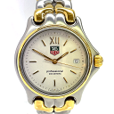 N【中古】【TAG-HEUER】 タグホイヤー セルデイト クオーツ時計 S05.013 ステンレス シルバーカラー×ゴールドカラー×ホワイト文字盤 本体のみ ボーイズ メンズウオッチ レディースウオッチ ブランド 腕時計 質屋かんてい局那須塩原店★R2501636