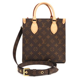 ルイヴィトン サックプラ バッグ レディース N【LOUIS VUITTON】ルイヴィトン　サックプラBB　M46265　RFID　モノグラム　ブラウン系　メンズ　レディース トートバッグ　ショルダーバッグ　普段使い　おススメ　箱/布袋付属　送料無料　特別価格　那須塩原店★3100879-56n